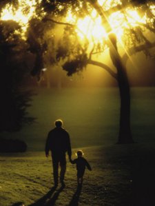 child-walking-with-father
