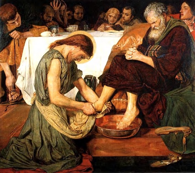 Jesus washing Peters Feet
